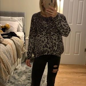 Millau cheetah print sweater